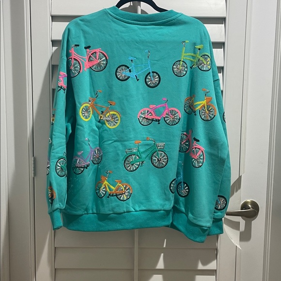 Queen of sparkles bike sweatshirt - Picture 2 of 2